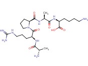 <span class='lighter'>H-ALA-ARG-PRO-ALA-LYS-OH</span>