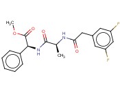 3-5 DIFLUOROPHENACETYL-ALA-S-<span class='lighter'>PHENYLGLYCINE</span>-METHYL ESTER