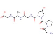 甘氨酰-<span class='lighter'>L-</span>脯氨酰-(4R)-4-羟基-<span class='lighter'>L-</span>脯氨酰甘氨酰-<span class='lighter'>L-</span>丙氨酰甘<span class='lighter'>氨酸</span>