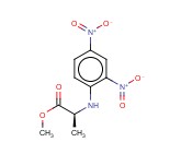 N-(2,4-二硝苯基)-<span class='lighter'>L-</span>丙<span class='lighter'>氨酸</span>甲酯