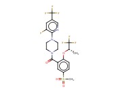 (S)-[4-(3-氟-5-<span class='lighter'>三</span>氟甲基吡啶-2-<span class='lighter'>基</span>)哌嗪-1-<span class='lighter'>基</span>][5-(<span class='lighter'>甲</span>磺<span class='lighter'>酰</span><span class='lighter'>基</span>)-2-(2,2,2-<span class='lighter'>三</span>氟-1-甲基<span class='lighter'>乙</span>氧基)<span class='lighter'>苯基</span>]<span class='lighter'>甲</span>酮