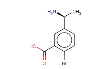5-((1S)-1-AMINOETHYL)-<span class='lighter'>2-BROMOBENZOIC</span> ACID