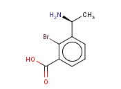 3-((1S)-1-AMINOETHYL)-<span class='lighter'>2-BROMOBENZOIC</span> ACID