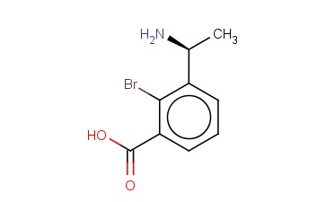3-((1S)-1-AMINOETHYL)-<span class='lighter'>2-BROMOBENZOIC</span> ACID