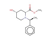 2-PIPERIDINECARBOXYLIC ACID, 4-HYDROXY-1-[(1S)-1-PHENYLETHYL]-, METHYL ESTER, (2R,4S)-