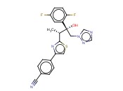 Isavuconazole,241479-67-4,4-[2-[(1R,2R)-2-(2,5-Difluorophenyl)-2-hydroxy-1-methyl-3-(1H-1,2,4-triazol-1-yl)propyl]-4-thiazolyl]benzonitrile