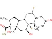 (6A,11B,<span class='lighter'>16</span>A,17A)-6,9-DIFLUORO-11,17-DIHYDROXY-<span class='lighter'>16</span>-METHYL-3-OXOANDROSTA-1,4-DIENE-17-CARBOTHIOIC ACID