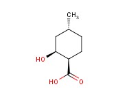 (1R,2S,4R)-2-HYDROXY-4-METHYL-CYCLOHEXANECARBOXYLIC ACID