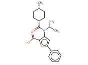 2-THIOPHENECARBOXYLIC ACID, 3-[[(TRANS-4-METHYLCYCLOHEXYL)CARBONYL](1-METHYLETHYL)AMINO]-5-PHENYL-