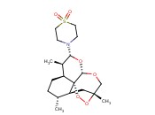 硫代<span class='lighter'>吗</span><span class='lighter'>啉</span>,4-[(3R,5aS,6R,8aS,9R,10R,12R,12aR)-十氢-3,6,9-三甲基-3,12-环氧-12H-吡喃并[4,3-j]-1,2-苯并二噁庚-10-<span class='lighter'>基</span>]-,1,1