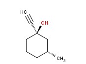 <span class='lighter'>CYCLOHEXANOL</span>, 1-<span class='lighter'>ETHYNYL</span>-3-METHYL-, (1R,3R)-