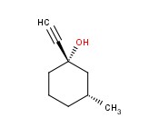 <span class='lighter'>CYCLOHEXANOL</span>, 1-<span class='lighter'>ETHYNYL</span>-3-METHYL-, (1S,3R)-