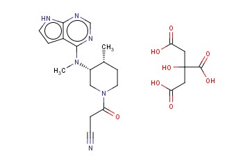 <span class='lighter'>枸橼酸</span><span class='lighter'>托</span><span class='lighter'>法</span><span class='lighter'>替</span><span class='lighter'>尼</span>