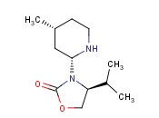 2-OXAZOLIDINONE, 4-(1-METHYLETHYL)-3-[(2R,4R)-4-METHYL-2-PIPERIDINYL]-, (4S)-