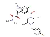 6-<span class='lighter'>氯</span>-5-[[(2R,5S)-4-[(4-<span class='lighter'>氟</span>苯基)<span class='lighter'>甲基</span>]-2,5-二<span class='lighter'>甲基</span>-1-哌嗪基]<span class='lighter'>甲</span><span class='lighter'>酰</span>基]-N,N,1-<span class='lighter'>三甲基</span>-alpha-氧代-1H-吲哚-3-乙酰胺