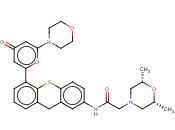 (2R,6S)-2,6-二甲基-N-[5-[6-(4-<span class='lighter'>吗</span><span class='lighter'>啉</span><span class='lighter'>基</span>)-4-氧代-4H-吡喃-2-<span class='lighter'>基</span>]-9H-噻吨-2-<span class='lighter'>基</span>]-4-<span class='lighter'>吗</span><span class='lighter'>啉</span>乙酰胺