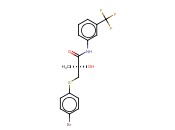 (R)-3-(4-BROMOPHENYLTHIO)-2-HYDROXY-2-METHYL-N-[3-(TRIFLUOROMETHYL)PHENYL]PROPANAMIDE