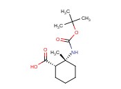 CIS-2-<span class='lighter'>TERT-BUTOXYCARBONYLAMINO</span>-2-METHYL-CYCLOHEXANECARBOXYLIC ACID