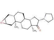 ANDROSTAN-17-ONE,2,3-EPOXY-16-(1-PYRROLIDINYL)-, (2ALPHA,3ALPHA,5ALPHA,16BETA)-