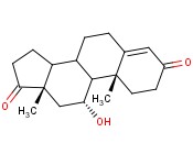 ANDROST-4-ENE-3,17-DIONE, <span class='lighter'>11</span>-HYDROXY-, (<span class='lighter'>11</span>ALPHA)-