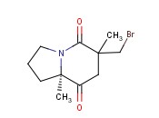 (8AR)-6-(BROMOMETHYL)-6,8A-DIMETHYL-HEXAHYDROINDOLIZINE-5,8-DIONE