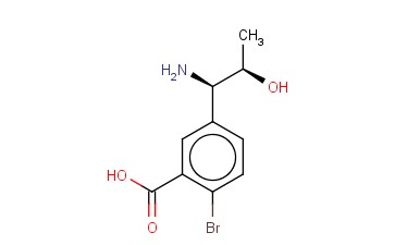 5-((1R,2R)-1-AMINO-2-HYDROXYPROPYL)-<span class='lighter'>2-BROMOBENZOIC</span> ACID