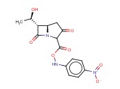 P-NITROBENZYL-6-(1-<span class='lighter'>HYDROXYETHYL</span>)-1-AZABICYCLO(3.2.0)HEPTANE-3,7-<span class='lighter'>DIONE</span>-2-CARBOXYLATE