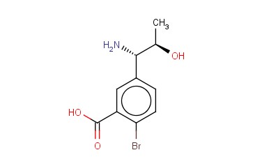 5-((1S,2R)-1-AMINO-2-HYDROXYPROPYL)-<span class='lighter'>2-BROMOBENZOIC</span> ACID