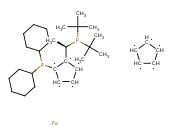 (R)-(-)-1-[(S)-2-(DICYCLOHEXYLPHOSPHINO)FERROCENYL]ETHYLDI-T-BUTYLPHOSPHINE