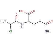 N2-[(2R)-2-CHLORO-1-OXOPROPYL]-<span class='lighter'>L-GLUTAMINE</span>