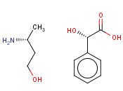 BENZENEACETIC ACID, A-HYDROXY-, (AS)-, COMPD. WITH (3R)-3-AMINO-1-BUTANOL (1:1)