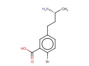 5-((3R)-3-AMINOBUTYL)-<span class='lighter'>2-BROMOBENZOIC</span> ACID
