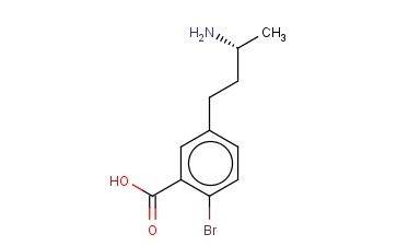 5-((3R)-3-AMINOBUTYL)-<span class='lighter'>2-BROMOBENZOIC</span> ACID