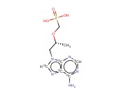 TENOFOVIR, [ADENINE-13C(U)]-