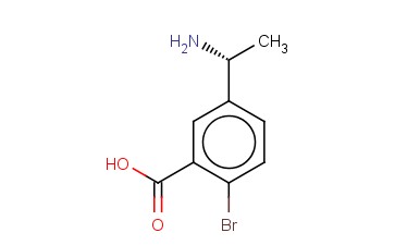 5-((1R)-1-AMINOETHYL)-<span class='lighter'>2-BROMOBENZOIC</span> ACID