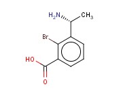 3-((1R)-1-AMINOETHYL)-<span class='lighter'>2-BROMOBENZOIC</span> ACID