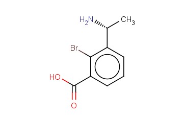 3-((1R)-1-AMINOETHYL)-<span class='lighter'>2-BROMOBENZOIC</span> ACID