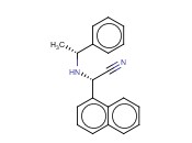 NAPHTHALEN-1-YL-(S)-[(1R)-PHENYLETHYLAMINO]-ACETONITRILE