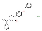 (3R,4R)-1-[(1R)-1-苯基乙基]-4-[4-(苯基甲氧基)苯基]-3-<span class='lighter'>哌啶</span>醇<span class='lighter'>盐酸盐</span>