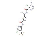 6-氨基-5-氯-N-[(1R)-1-[5-[[[5-氯-4-(<span class='lighter'>三</span>氟<span class='lighter'>甲基</span>)-2-<span class='lighter'>吡啶基</span>]氨基]羰基]-2-噻唑<span class='lighter'>基</span>]乙基]-4-嘧啶甲酰胺