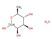 6-DEOXY-L-[1-13C]MANNOSE MONOHYDRATE