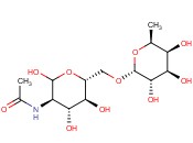 2-<span class='lighter'>ACETAMIDO</span>-2-DEOXY-6-O-(A-L-FUCOPYRANOSYL)-D-GLUCOPYRANOSE