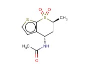 N-[(4S,6S)-5,6-二氢-6-甲基-4H-噻吩并 [2,3-B]噻喃-4-基]乙酰胺-7,7-二氧化物