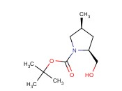 1-PYRROLIDINECARBOXYLIC ACID, 2-(HYDROXYMETHYL)-4-METHYL-, 1,1-DIMETHYLETHYL ESTER, (2S,4S)-