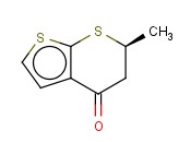 6S-5,6-DIHYDRO-6-METHYL-4H-<span class='lighter'>THIENO</span>[<span class='lighter'>2,3-B</span>]-THIOPYRAN-4-ONE