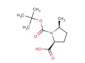 (2S,5S)-N-叔丁氧羰基-5-<span class='lighter'>甲基</span><span class='lighter'>吡咯烷</span>-2-甲酸