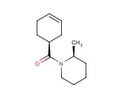 (2S)-2-METHYLPIPERIDINYL (1S)-3-CYCLOHEXENE-1-CARBOXAMIDE