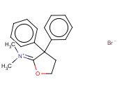 Dihydro-N,N-dimethyl-3,3-diphenyl-2(3H)-furaniminium bromide