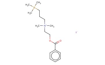 1-PROPANAMINIUM, N-(2-(BENZOYLOXY)ETHYL)-N,N-DIMETHYL-3-(TRIMETHYLSILY L)-, IODIDE