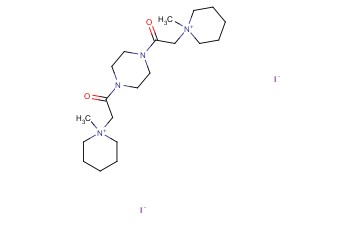 1,1'-(1,4-PIPERAZINEDIYLBIS(CARBONYLMETHYLENE))BIS(1-METHYLPIPERIDINIUM IODIDE)